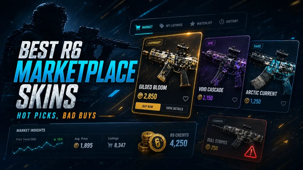 Best R6 Marketplace Skins 2026